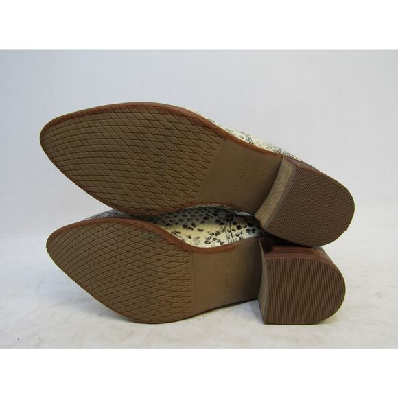 Blondo Womens Size 7 M Snake Skin Print Zip Waterproof Ankle Boots Booties - Picture 9 of 11